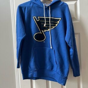 St. Louis Blues Blue Hoodie Size Large NWT